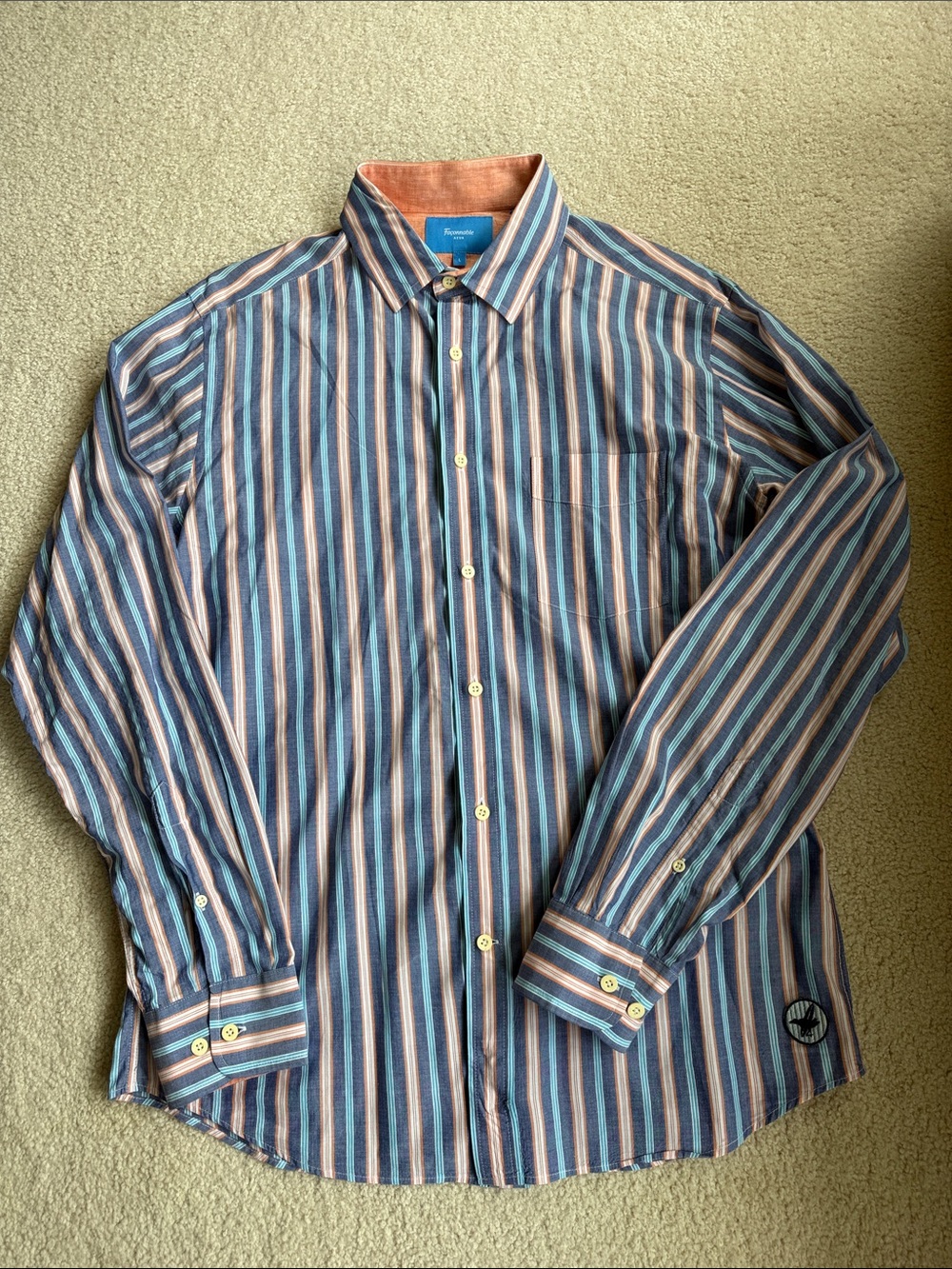 Faconnable men’s striped shirt - Large